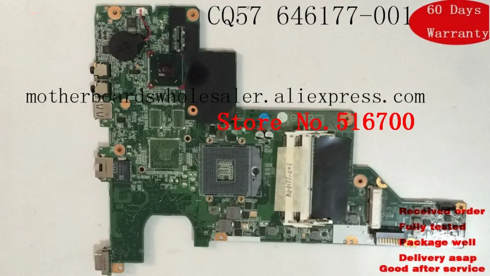 Материнская плата Scheda Madre для HP 2000 Compaq Presario CQ57 646177-001 протестирована ОК - купить по