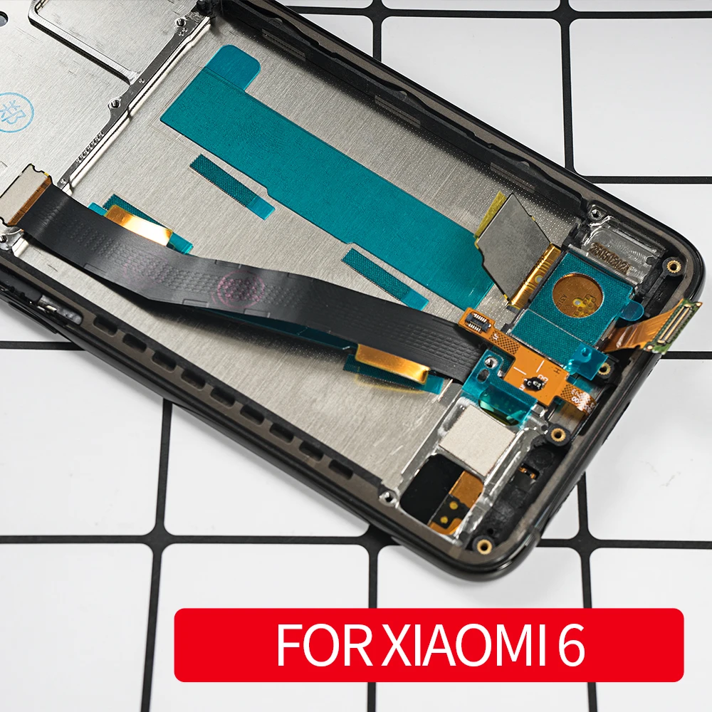 Оригинальный ЖК дисплей 5 15 дюйма для XIAOMI Mi6 сменный с сенсорным экраном и рамкой