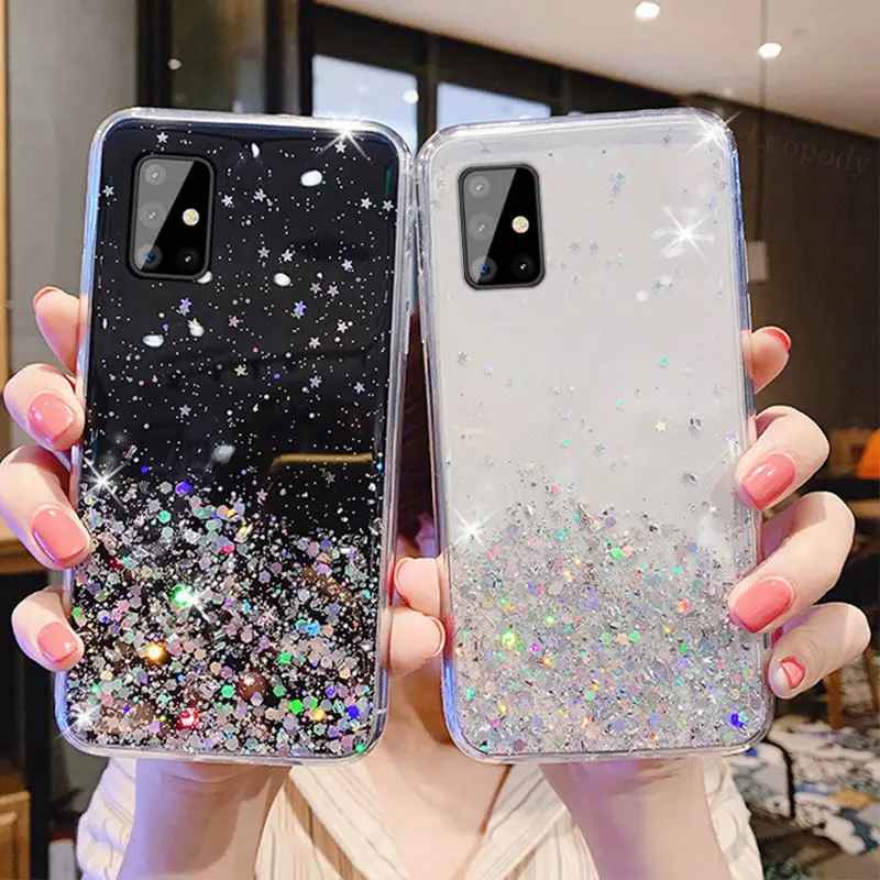 Чехол для Samsung Galaxy A71 A716 A716F блестящий мягкий чехол-накладка A51 SM A515F A515 A516 A 51 71 чехол