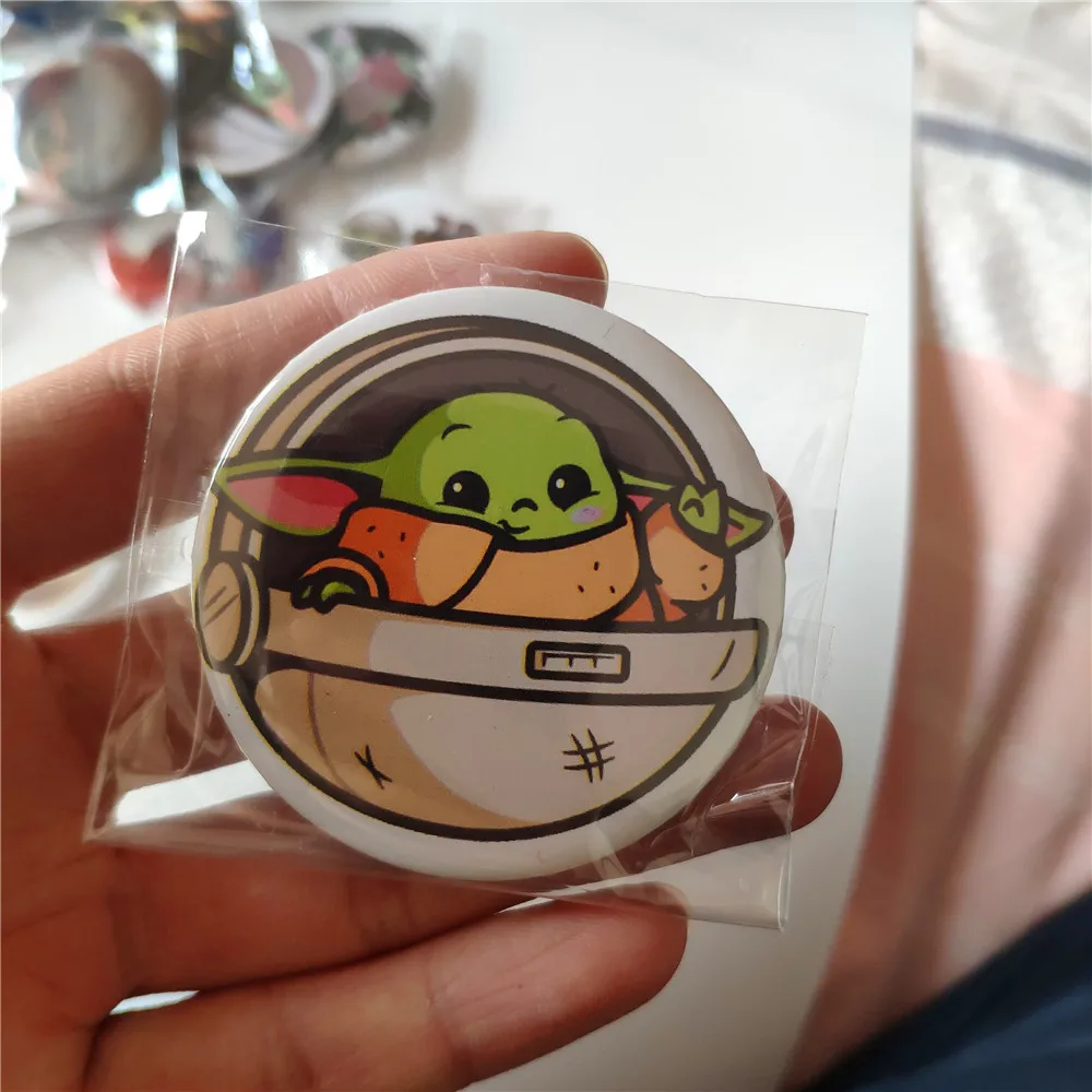 Брошь йода из фильма Звездные войны Детская милый эмалированный рюкзак с