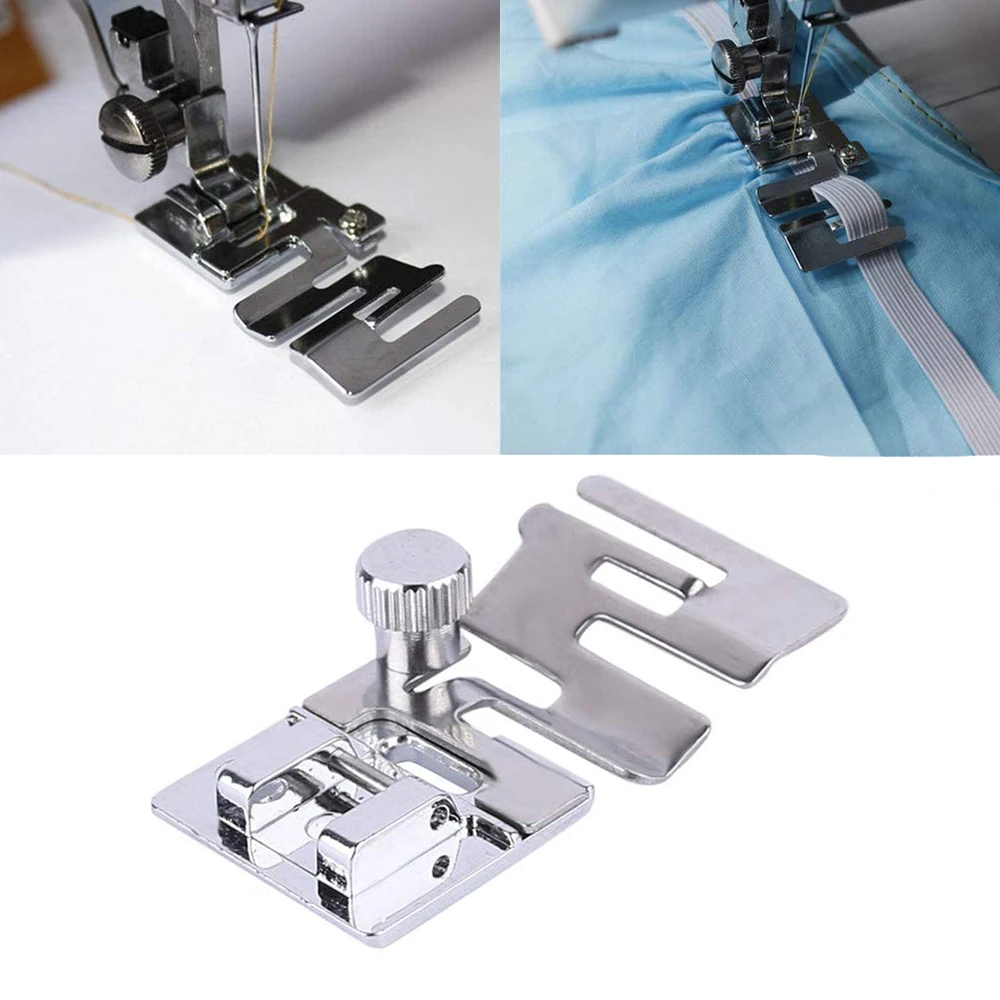 Прижимная лапка для швейной машины эластичная лента ткани растягивающаяся