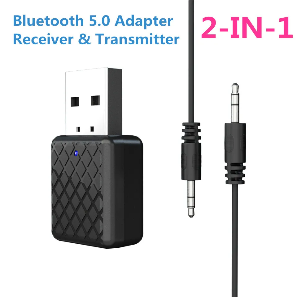 Новый 5 0 Bluetooth аудио приемник передатчик Мини 3 мм AUX Джек стерео для ТВ ПК