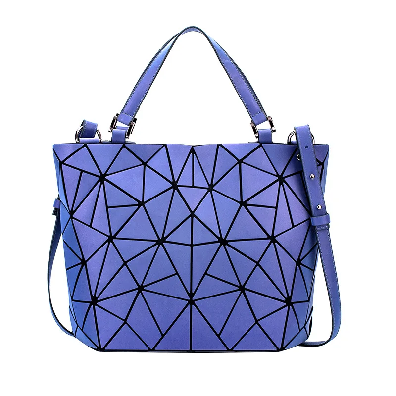 

2020 autumn and winter new sequin handbag trend large capacity pu bucket bag niche design women's bag crossbody bags for women