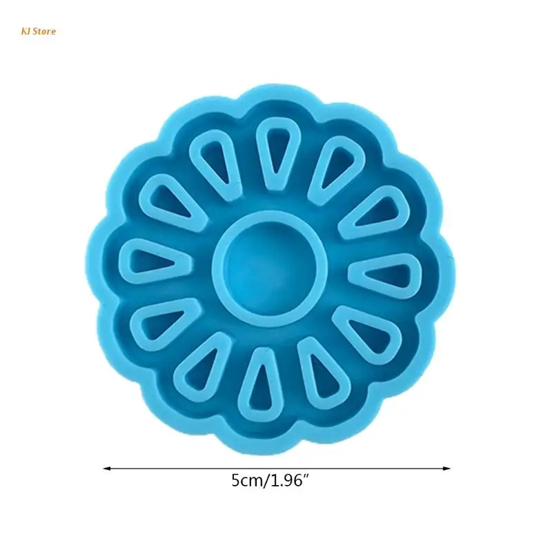 

Daisy Necklace Epoxy Resin Mold Earring Pendant Casting Silicone Mould DIY Crafts Jewelry Making Tools