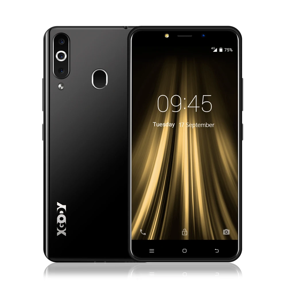 Мобильный телефон XGODY 4G отпечаток пальца 2 ГБ 16 Android 6 0 смартфон две sim-карты 5