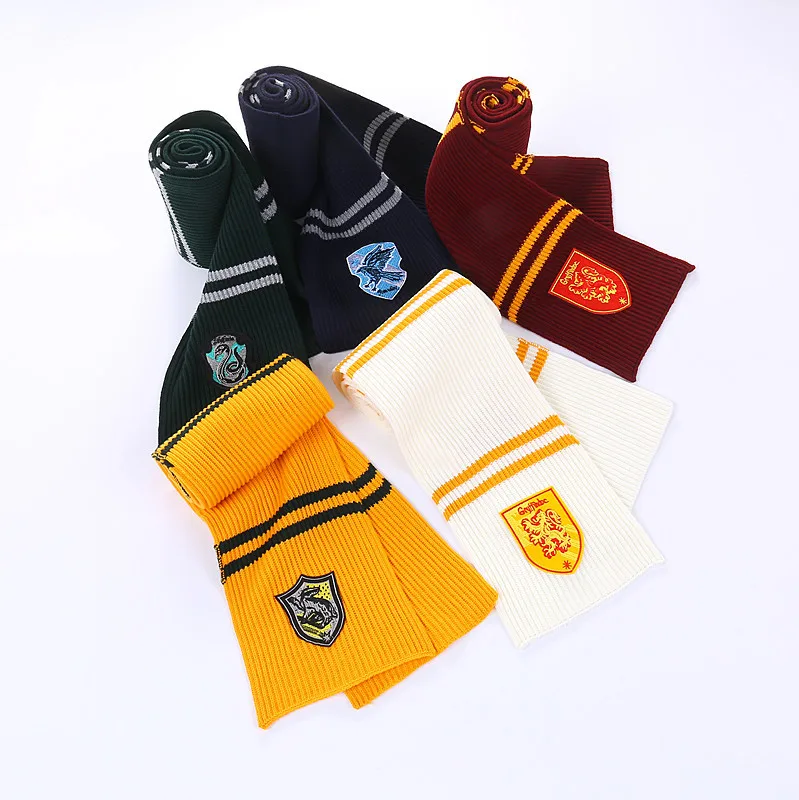 Гарри Волшебная Школа Гриффиндор Ravenclaw Слизерин Hufflepuff 8 Стиль Косплей шарфы для