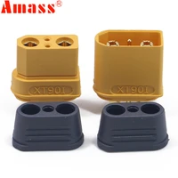 5 10 20 50 pairs amass xt90i plug connectors 4 5mm gold bullet plated connector plug male female for rc model battery