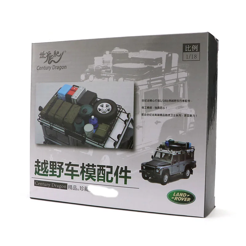 Century Dragon-escena de modelo de coche todoterreno, accesorios de escena, 1:18-4