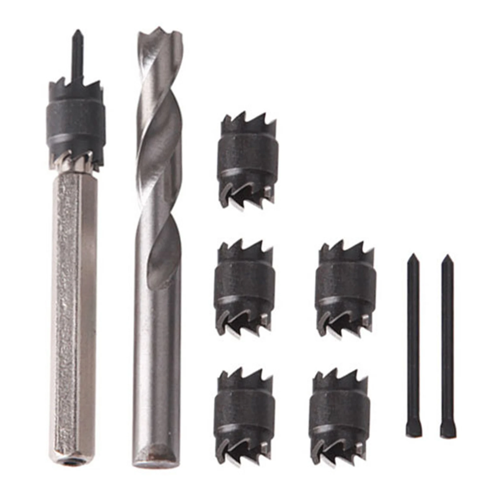 

9 шт. двухстороннее вращающееся сверло практичный высокопрочный точечный сварной резец Набор Универсальный удалитель перфорации панель се...