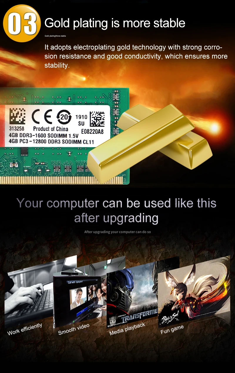 SHELI новые тетради память 4 Гб 1RX8 PC3-12800S DDR3 1600 МГц 1,5 V 204pin SO-DIMM CL11 памяти ноутбука