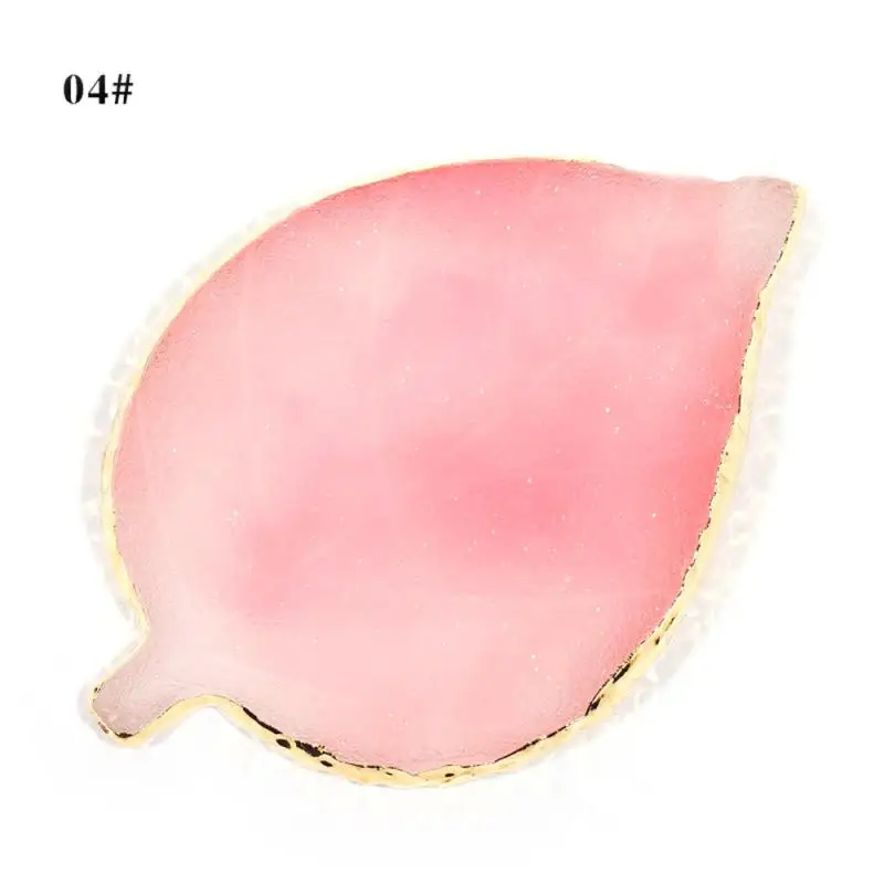 1 шт. Натуральный Камень Смола ногтей Цвет Краски палитра держатель для Палитра