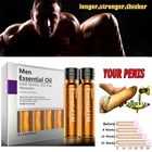 Натуральное растительное эфирное масло для пениса, большой член, увеличение мужского члена, Быстродействующее масло для массажа для мужчин, уход за здоровьем