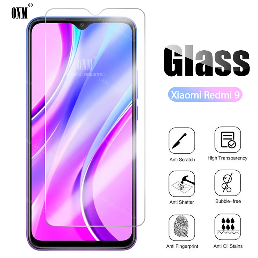 10 шт. закаленное стекло для Xiaomi Redmi 9 2020 Защита экрана 6 53 Защитная стеклянная