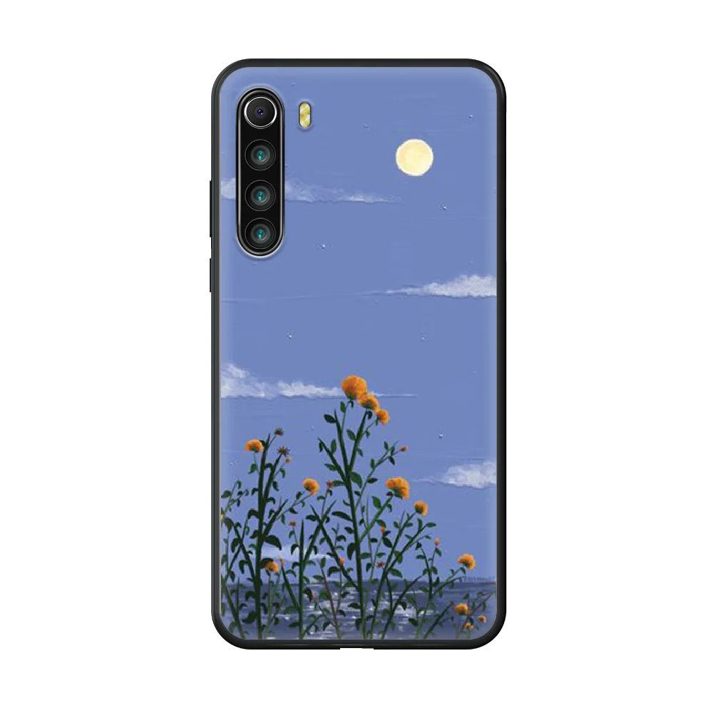 

Beautiful lovely Simplicity Phone case For Xiaomi Redmi Note 8T 8 9 7 7A 8 8A 4 5 9S Pro black coque soft shell luxury back