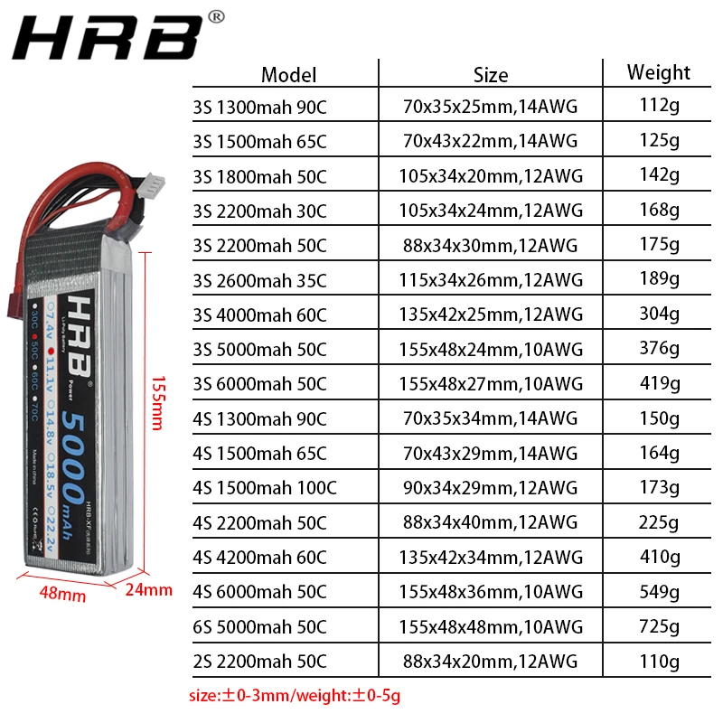 аккумулятор hrb lipo 2s 3s аккумулятор