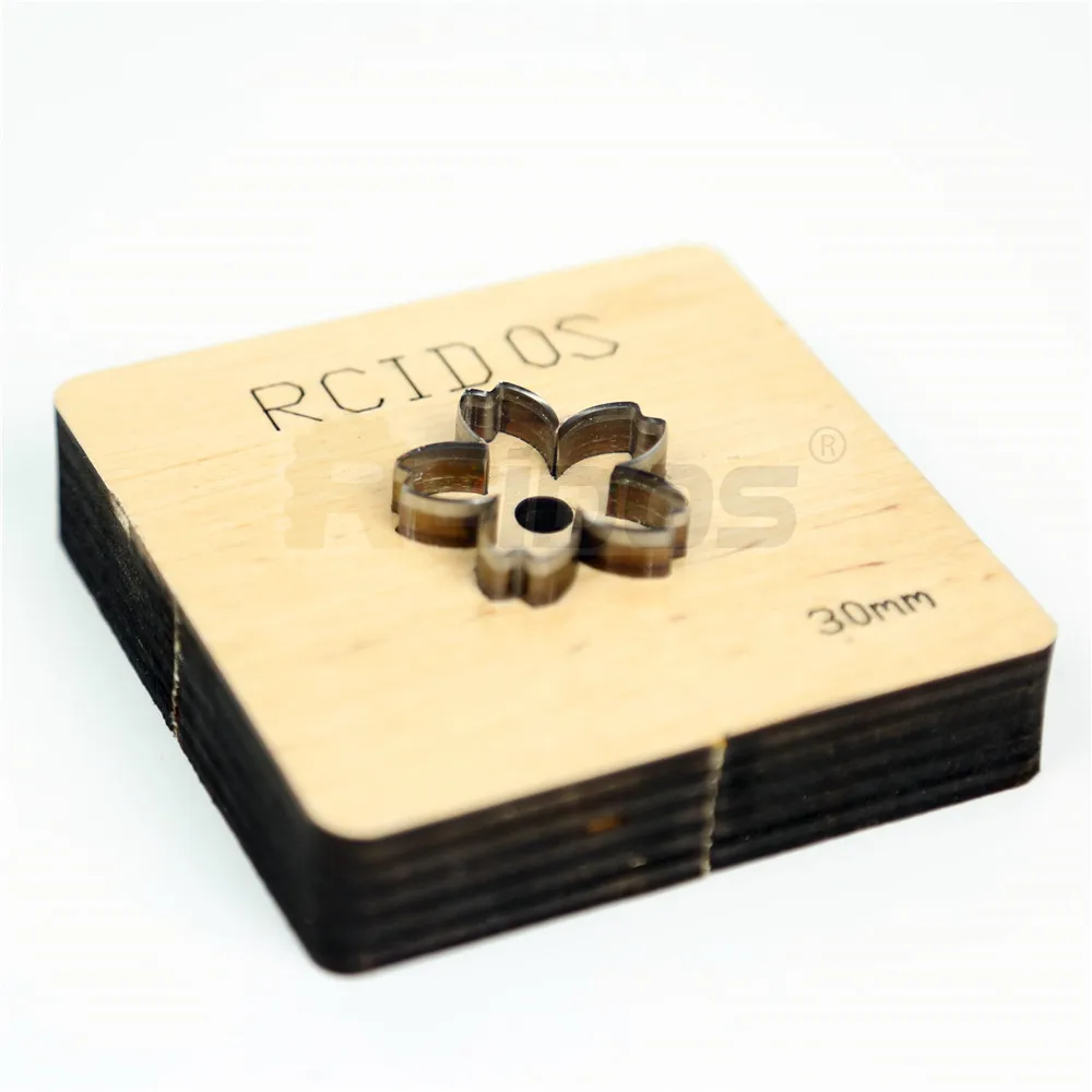 Форма для резки кожи RCIDOS в виде цветка вишни форма лезвия из японской стали с