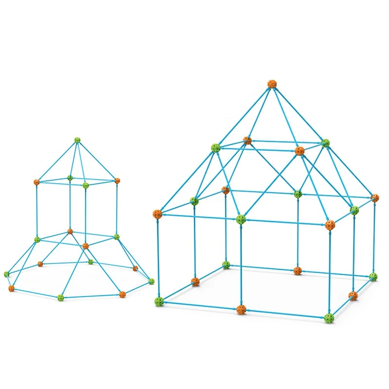 

Build Your Own Den Kit Building Castles Tunnels Tent Kit Construction Fort Educational Children DIY Toy for Kids