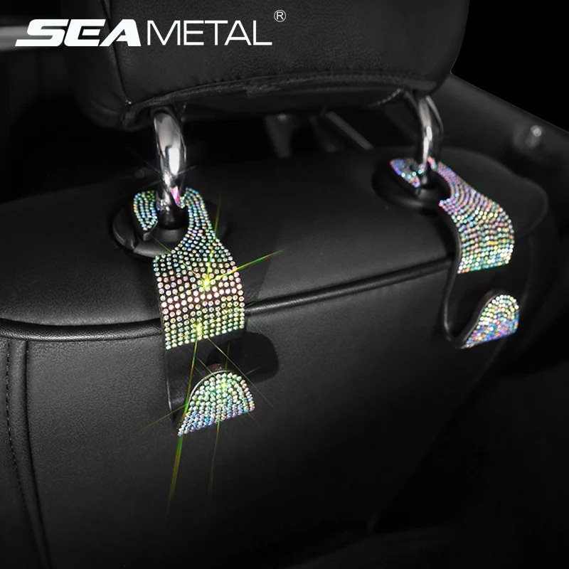 Автомобильная блестящая вешалка для подголовника универсальные крепежные