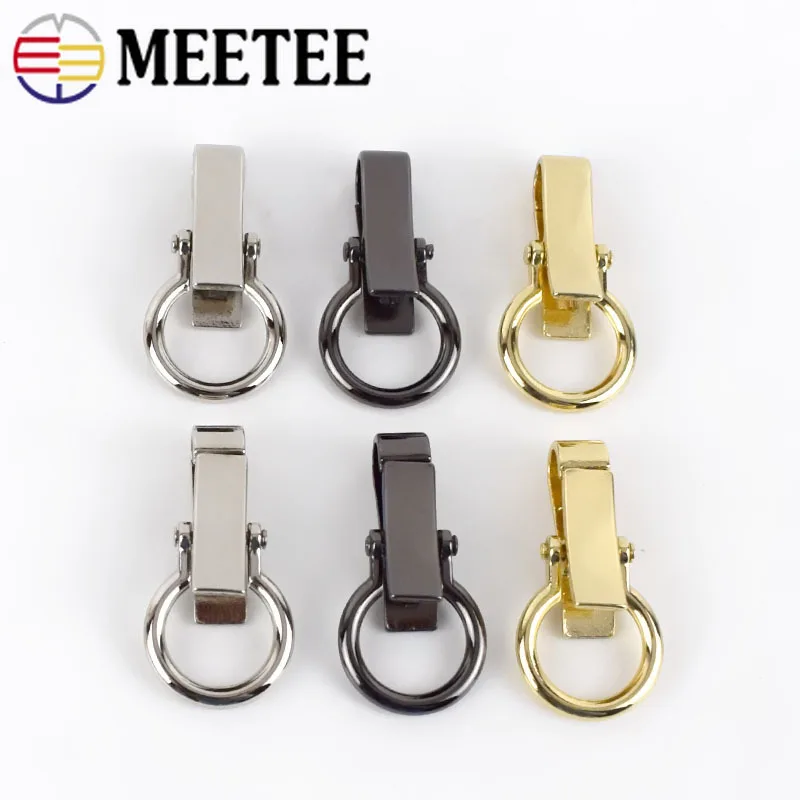 Meetee 4/10 шт. Крючок для сумки металлический ключ Пряжка омаров пряжки собак Сумка