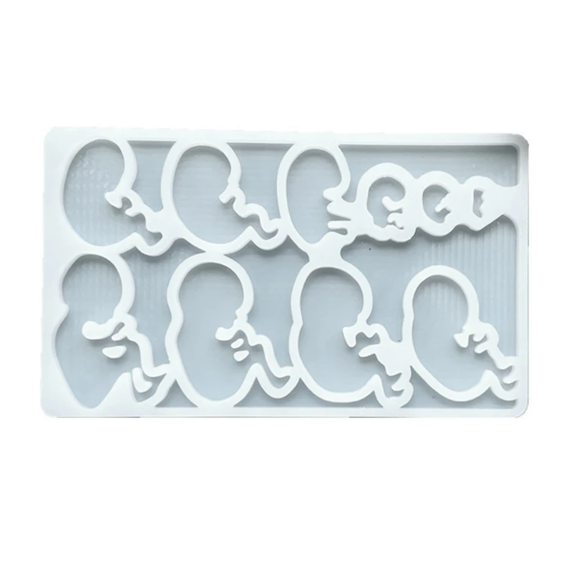 

Fetus Development in October Growth Epoxy Resin Mold Silicone Mould DIY Crafts Jewelry Casting Mold
