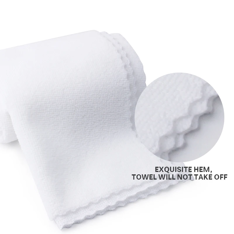 Одноразовые полотенца NOQ для салона красоты и педикюра белые рук лица кухонный