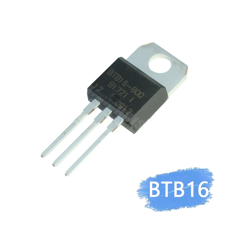 

10 шт. BTB16-600B-220 BTB16-600 TO220 BTB16-600 двунаправленный триодный Тиристор новый оригинальный