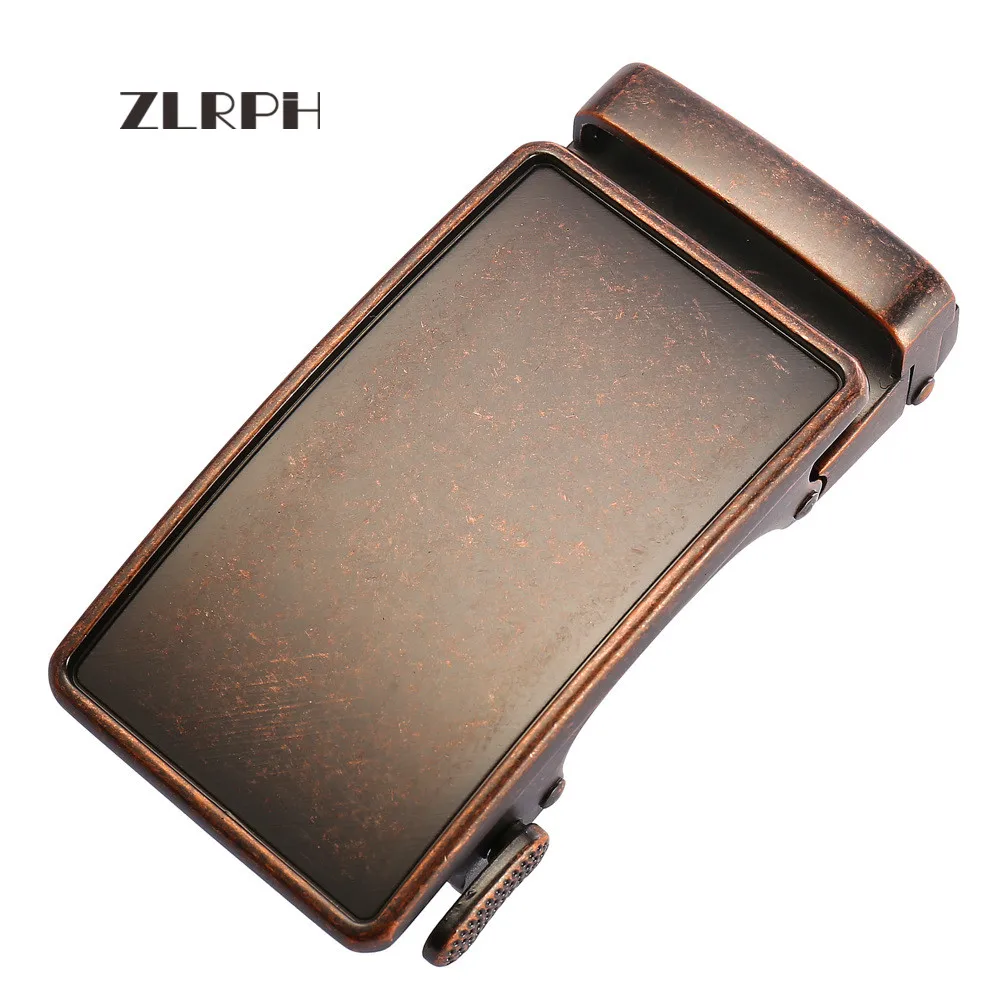 

ZLRPH Подлинная головка для мужского ремня, пряжка для ремня, ремень для отдыха, бизнес аксессуары, автоматическая пряжка, бронзовая