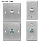 Кнопка выхода двери кнопочный переключатель система контроля доступа светодиодный светильник переключатель из алюминиевого сплава кнопочный Электрический переключатель блокировки