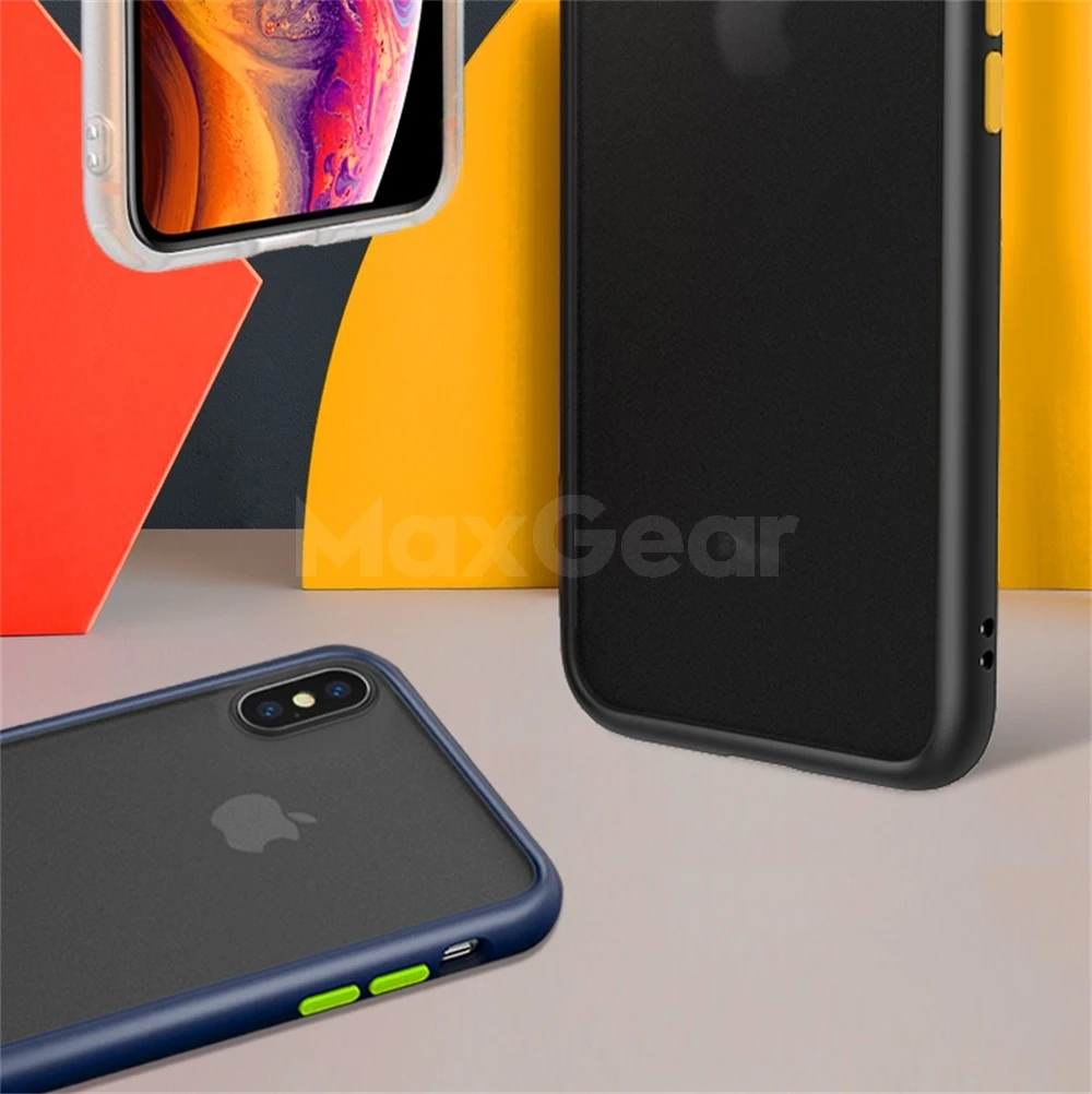 Противоударный прозрачный Гибридный Силиконовый чехол для iPhone X XS XR Max 8 7 6 6S Plus 11 Pro брендовая Прозрачная мягкая задняя крышка