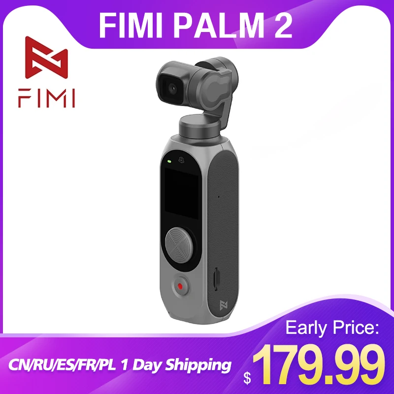 

Камера FIMI PALM 2, 100 Мбит/с, Wi-Fi, широкоугольная, 4K HD