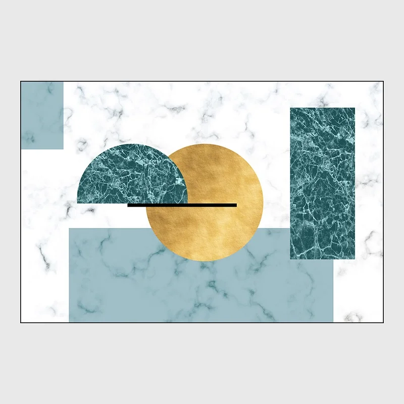 

Nordic luxury carpet Abstract geometry livingroom floormat big 1.6x2.3m plush rug bedroom carpet customize bathroom door mat