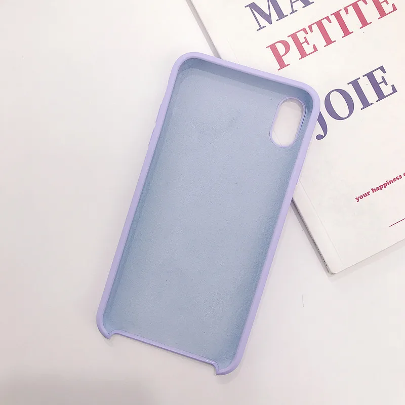 G чехол, Модный Чистый жидкий силиконовый чехол для телефона для iPhone X, iPhone Xs, мягкий чехол для телефона для iPhone XR, iPhone XS MAX, чехол для телефона