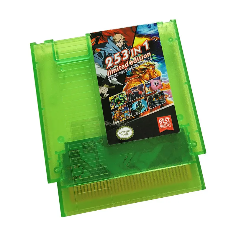 Игровой картридж 253 в 1 NES Super Games Multi Cart с 72 контактами doom. Новинки Самые популярные!