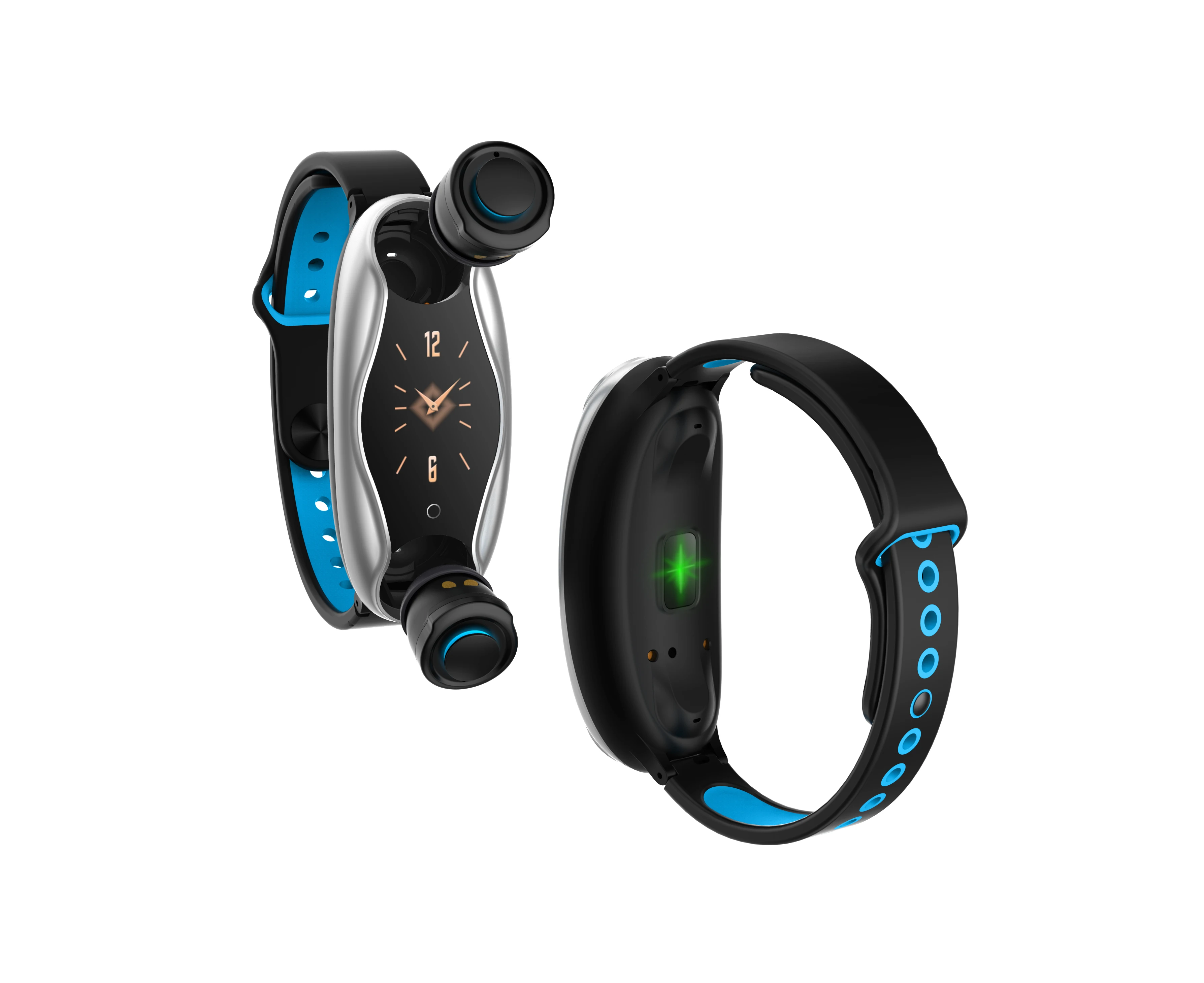 T90 фитнес-браслет Bluetooth 5,0 с беспроводными наушниками IP67 водонепроницаемые спортивные Смарт-часы для телефона Android IOS