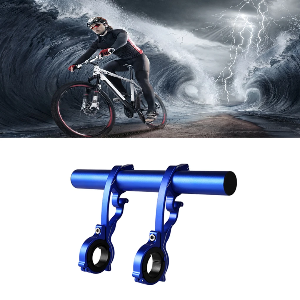 

Bicycle Handlebar Extended Bracket Bike Headlight Mount Bar Cycling Computer Holder Support Extender