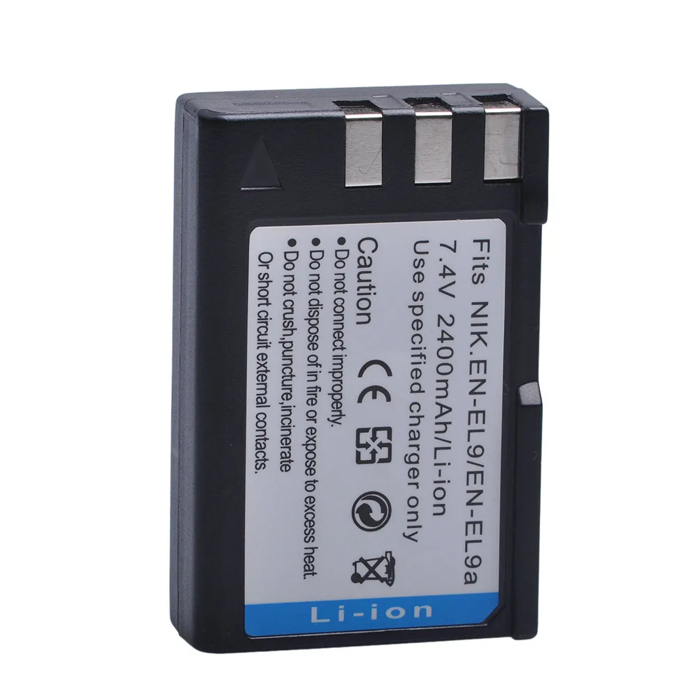 

3pc Battery for EN-EL9 EN EL9 EN-EL9a EN EL9a Li-ion Batteries AKKU for Nikon EN-EL9a D40 D60 D40X Camera
