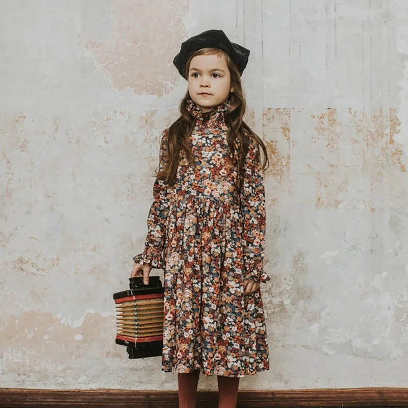 New Arrival 2020 Girls Dresses Long Sleeve Kids Clothes Winter Dress for | Детская одежда и обувь