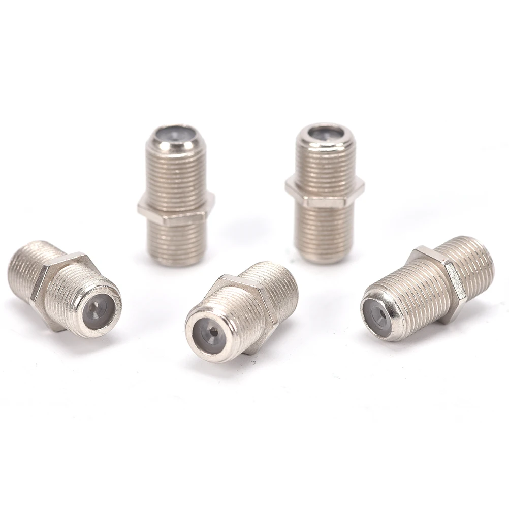 

10PC F Type Coupler Adapter Connector Female F/F Jack RG6 or RG59 /1pc SMA RF Coax Connector / F Male Plug Coaxial Connector Hot