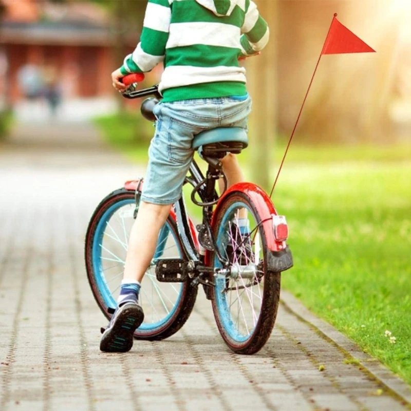 

Children Bicycle Flag Safety bicycle pennant Flag For Boys And Girls Cycling C5AF