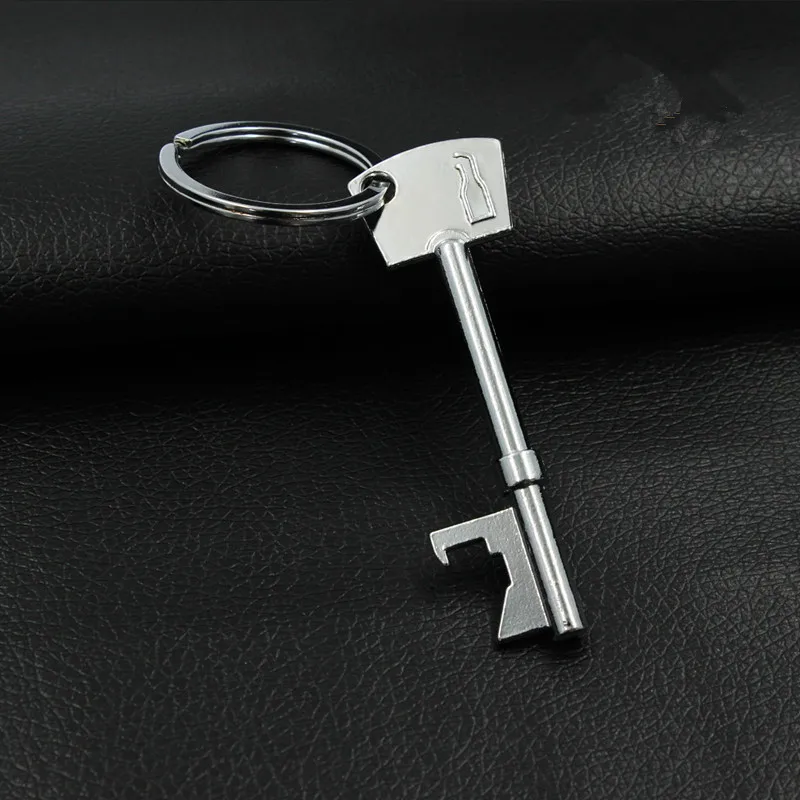1 pcs 1 шт., новинка, горячая Распродажа, открывалка для ключей, портативная металлическая открывалка для бутылок, открывалка для бутылок пива, открывалка для консервных банок, брелок для ключей, инструмент - Цвет: 1 pcs