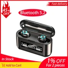 TWS Беспроводные наушники с поддержкой Bluetooth 5,2, наушники-вкладыши с шумоподавлением, 9D стерео звук, музыка, Внутриканальные наушники с микрофоном