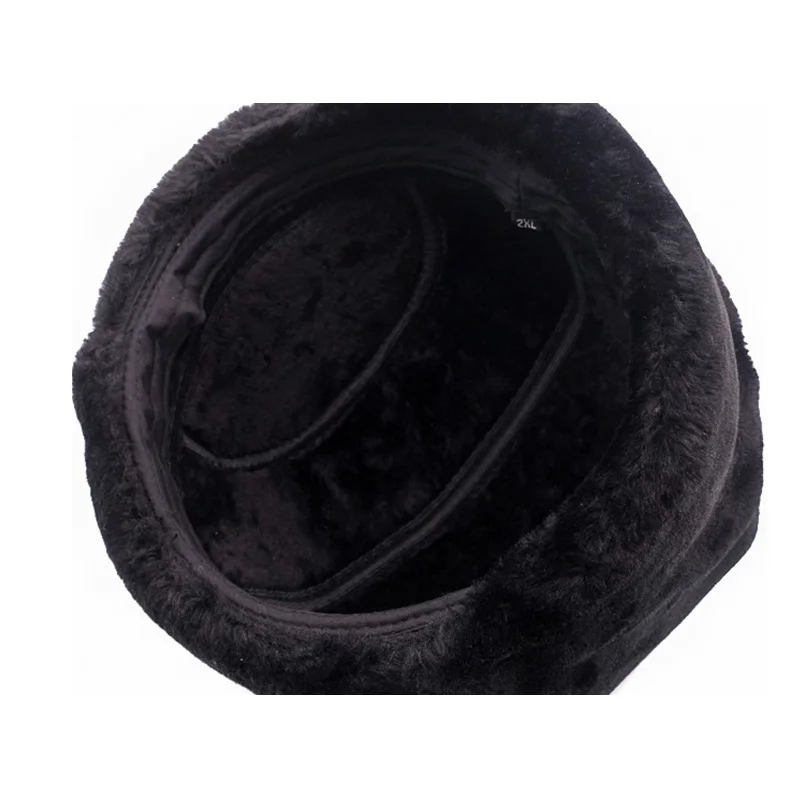 Зимние шапки бомберы из натуральной кожи мужские и женские меховые утепленные