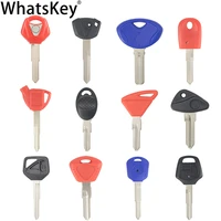 whatskey replace uncut blank blade motorcycle key for suzuki for honda for kawasaki for ducati for aprilia for bmw for yamaha