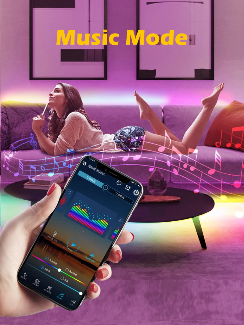 WS2812B LED Pixels Controller 28Keys Remote Bluetooth Music With MIC For WS2811 WS2812 SK6812 Addressable Strip Light | Освещение