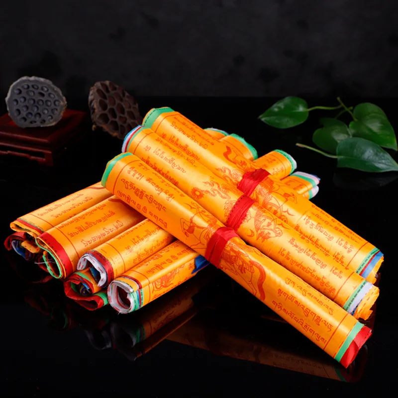 Религиозные флаги Тибетские буддийские товары цветной принт молитвенный флаг