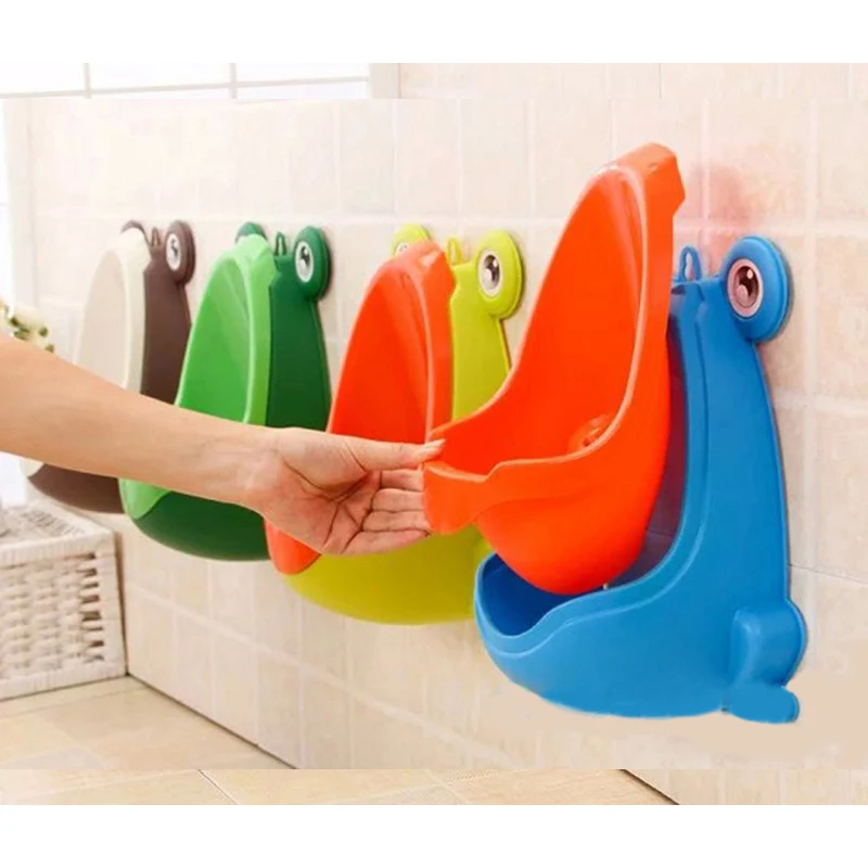 

Frog Boys Potty Urinal Toilet With Suction Cups Urinoir Enfant Penico Menino WC Training Pinico Kids Pee Urinal-Boy For Children