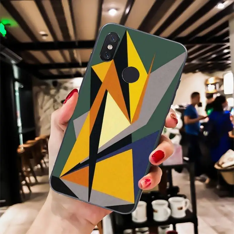 Yinuoda Питер mondrian является абстрактным мобильный телефон чехол для xiaomi redmi note 4x 4a 5 5a