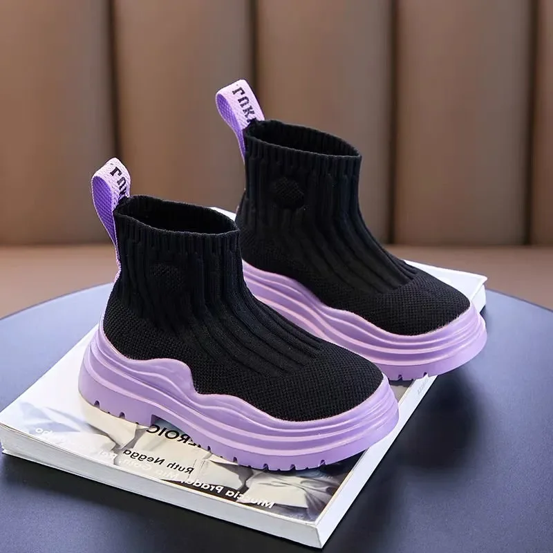Autumn Winter Kids Sneakers Children Casual Shoes Slip-on Breathable Kids Socks Shoes Non-slip Snow Boots Boys Girls Sport Shoes 4 Autumn Winter Kids Sneakers Children Casual Shoes Slip-on Breathable Kids Socks Shoes Non-slip Snow Boots Boys Girls Sport Shoes 4