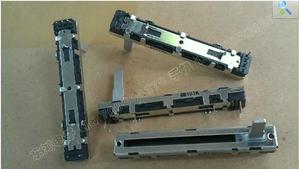 2 шт./лот благородный 6 см прямой потенциометр один B10K ось длинная 20 мм моно 60 |