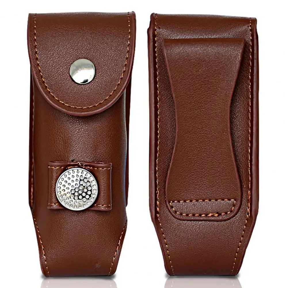 

Сумка для хранения мячей для гольфа, прошитая вручную, изысканная искусственная кожа, оригинальная поясная сумка для улицы